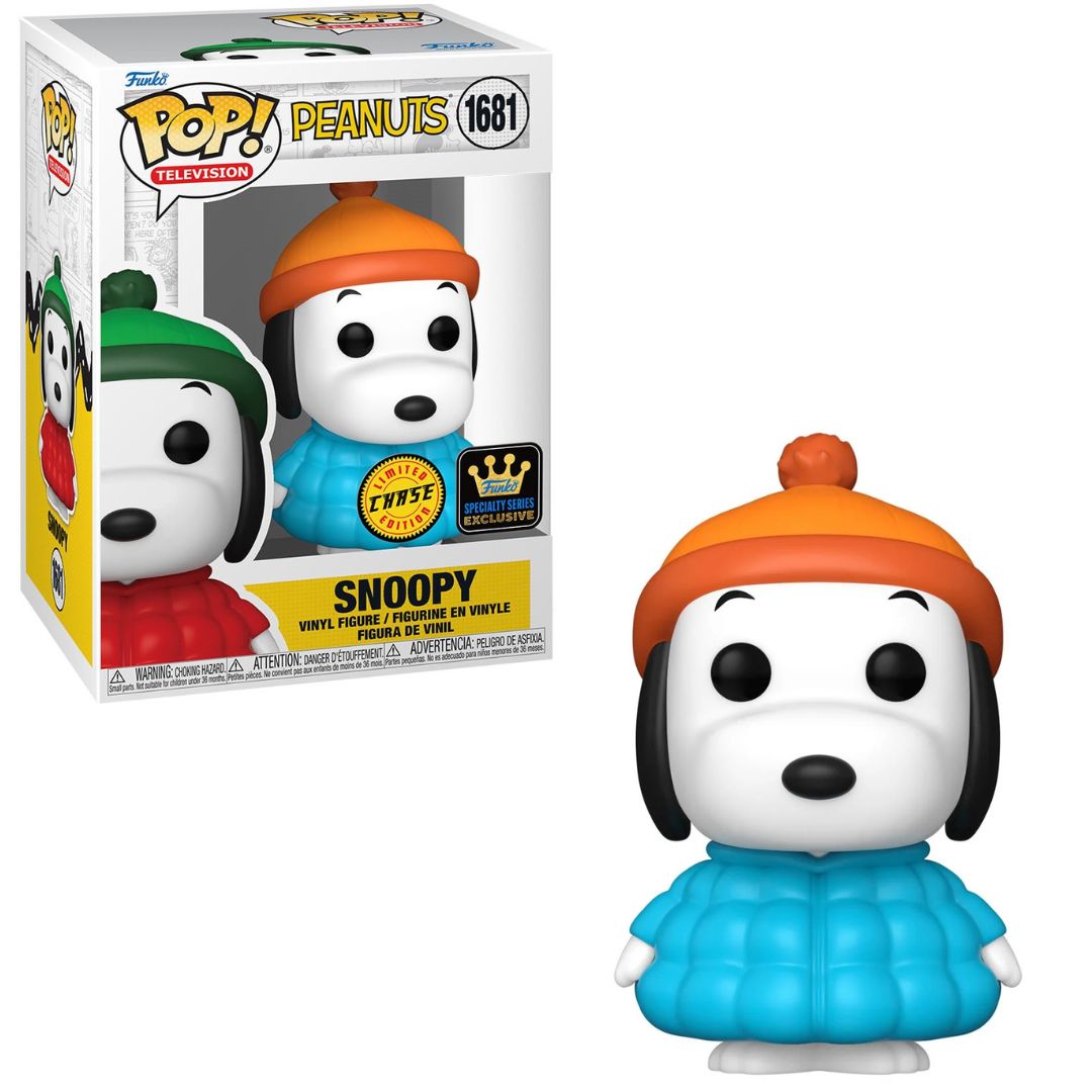 Funko Pop Snoopy in Coat 1681 Peanuts Special Edition Chase