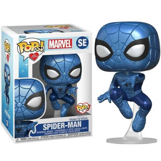 Funko Pop Spider Man Make A Wish Metallic Edition