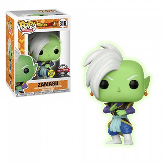 Funko Pop Zamasu  Dragon Ball Super 316 Special Edition Glow in the Dark