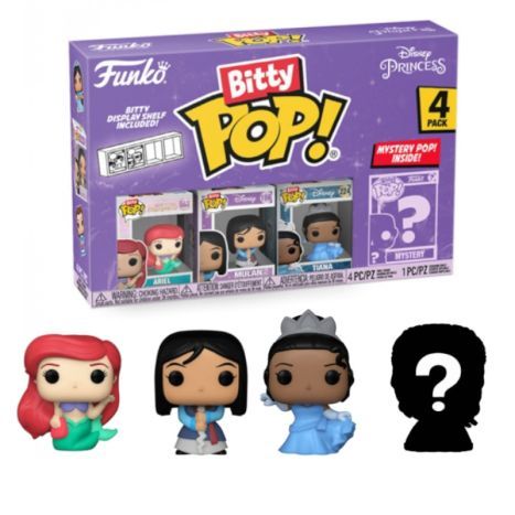Funko Bitty Pop Disney Princess Pack 4