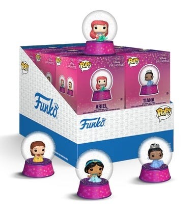 Funko Mini Snow Globe Palle di neve Principesse Disney