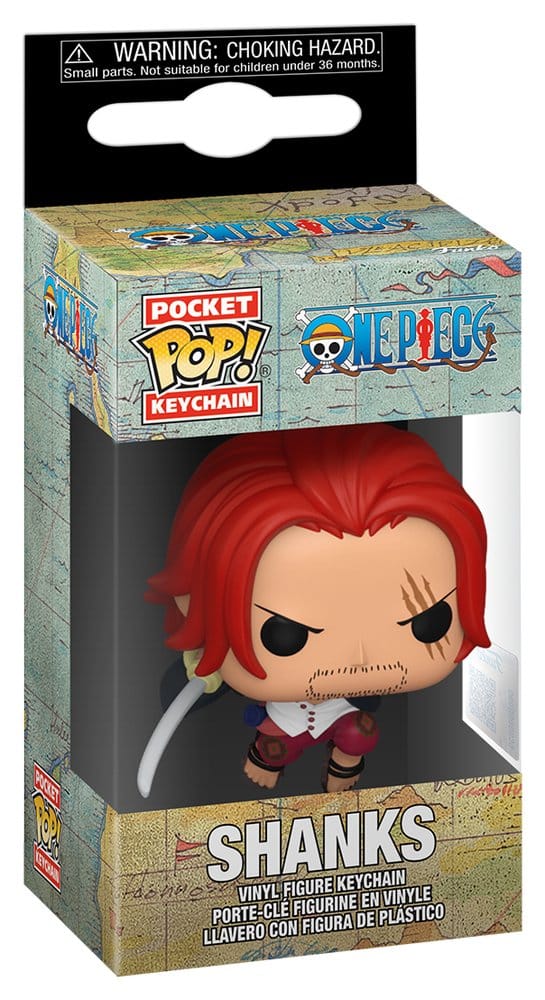 Funko Pocket Keychain Shanks One Piece