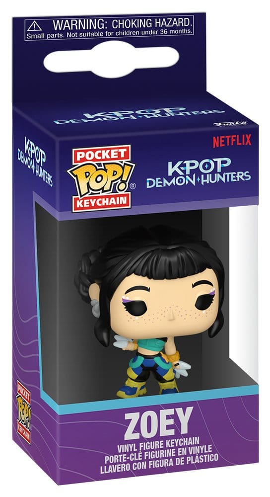 Funko Pocket Keychain Zoey K-Pop Demon Hunters
