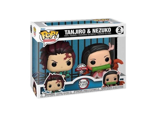 Funko Pop 2 pack Tanjiro e Nezuko Demon Slayer Special Edition