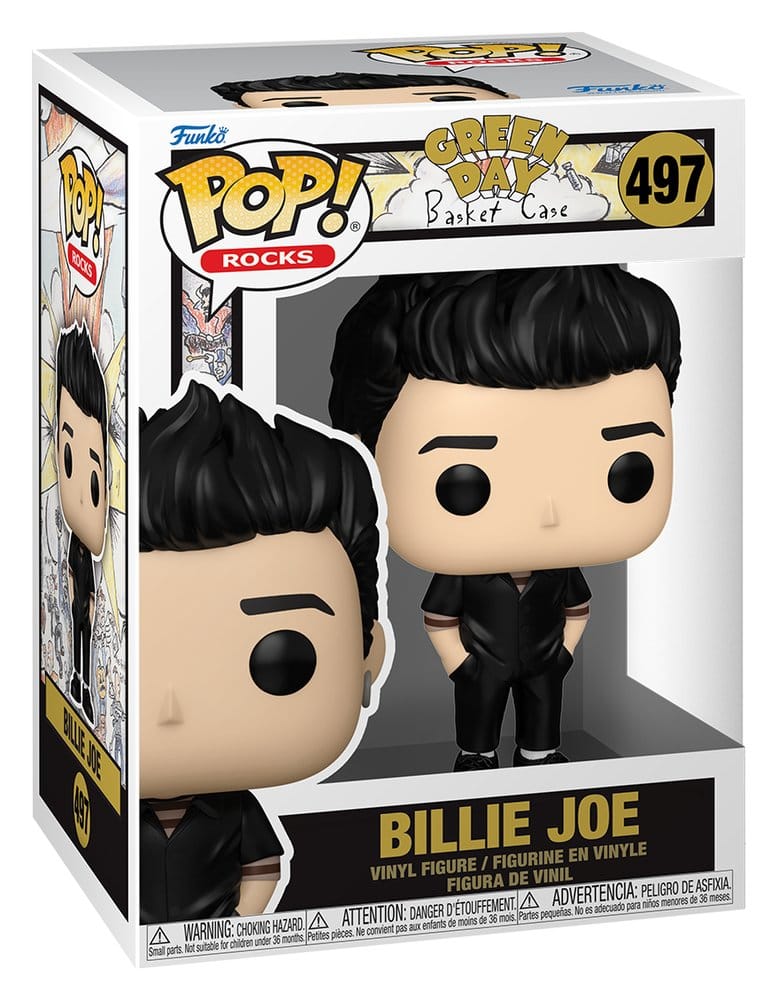 Funko Pop Billie Joe 497 Green Day Bascket Case