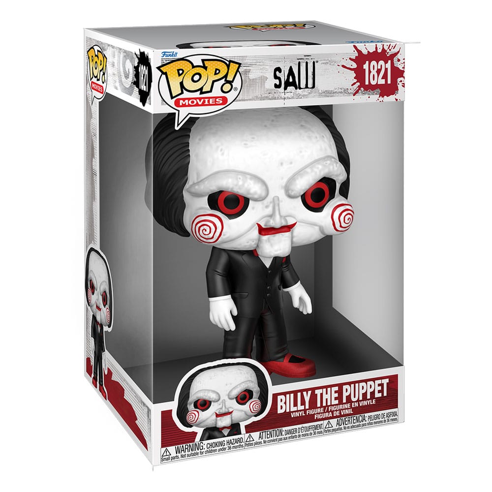 Funko Pop Billy the Puppet 1821 Saw Super Sized