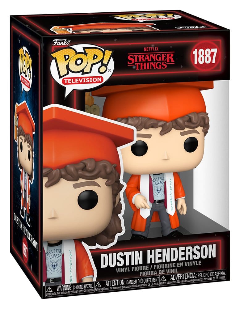 Funko Pop Dustin Henderson 1887 Stranger Things