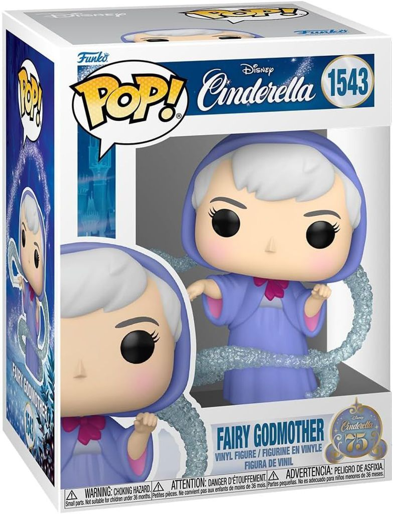 Funko Pop Fairy Godmother 1543 Cinderella 75h Anniversary