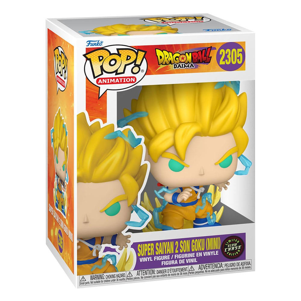 Funko Pop Super Saiyan 2 Son Goku Mini 2305 CHASE – Dragon Ball Daima