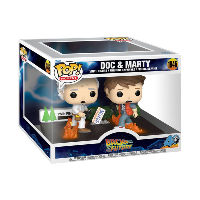 Funko Pop Moments Doc & Marty 1846 Back to the Future
