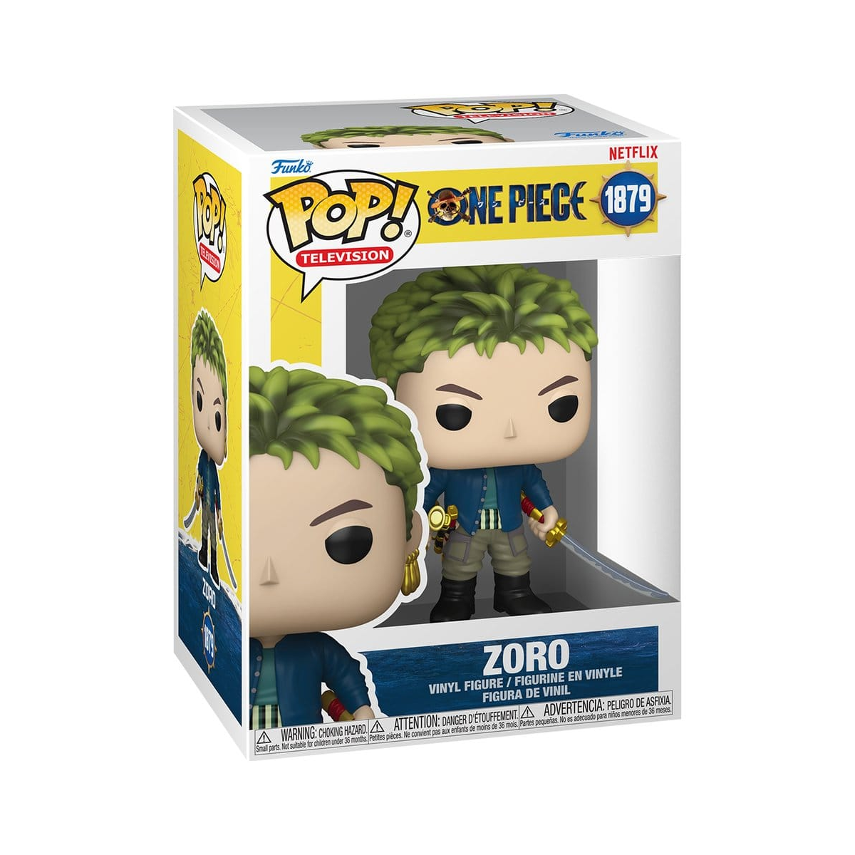 Funko Pop Roronoa Zoro 1879  One Piece Netflix LA