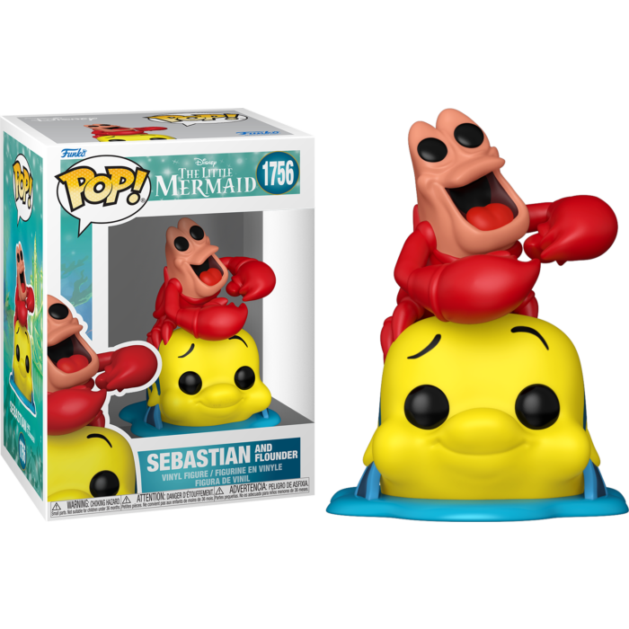 Funko Pop Sebastian and Flounder 1756 The Little Mermaid Disney