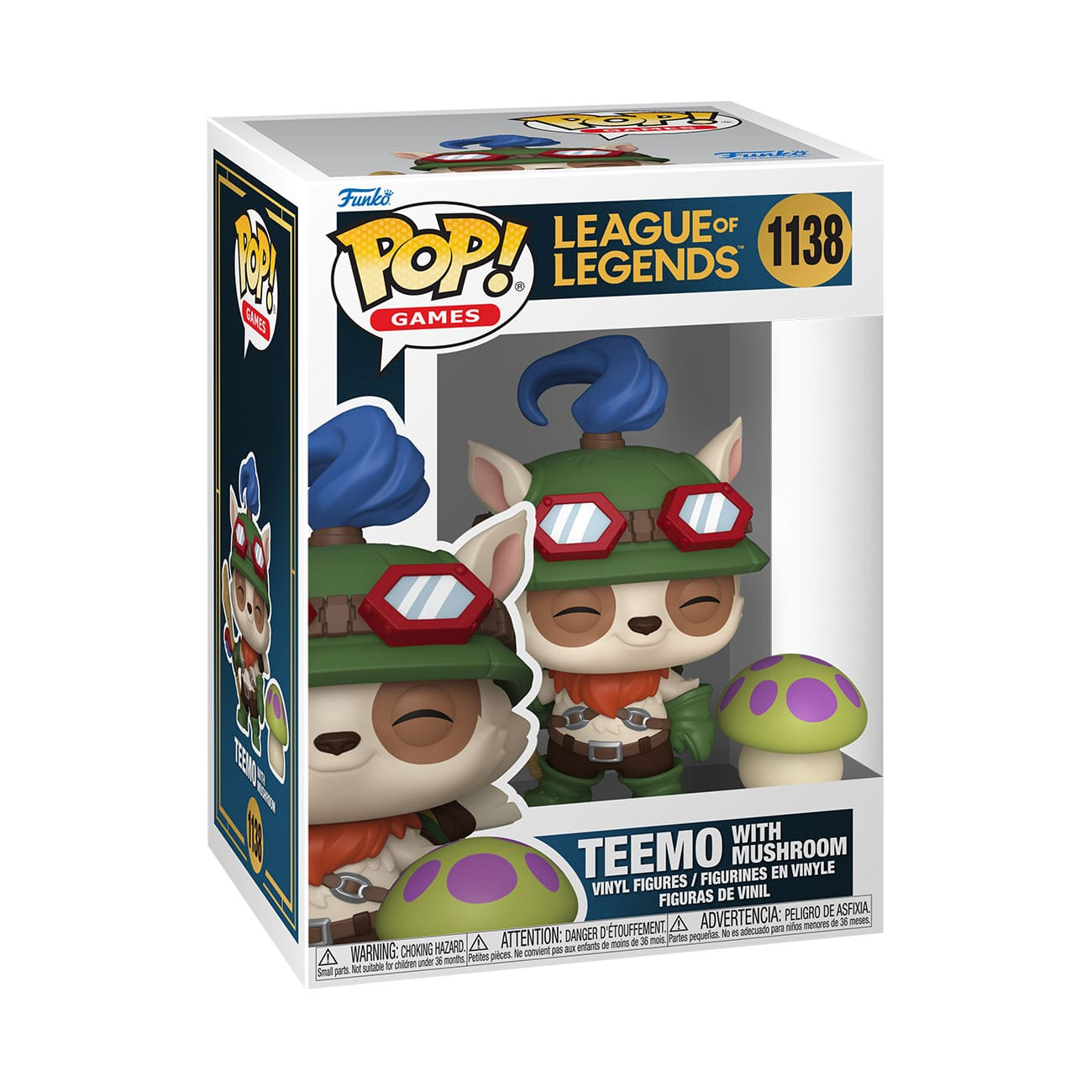 Funko Pop Teemo with Mushroom 1138 League of Legends nella scatola