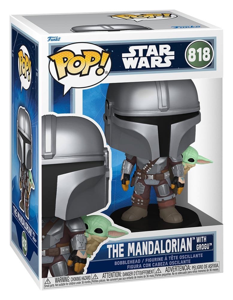 Funko Pop The Mandalorian with Grogu 1818 Star Wars
