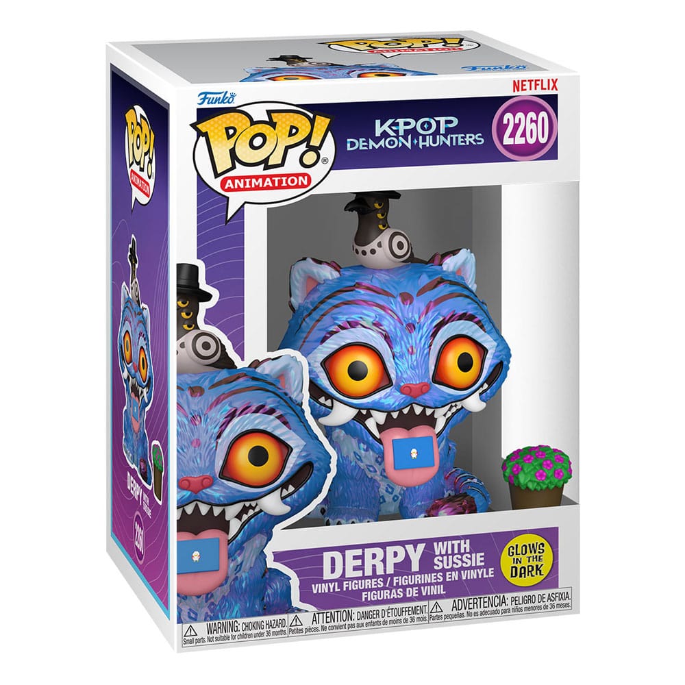 Funko Pop Derpy with Sussie 2260 KPop Demon Hunters Glows in the Dark