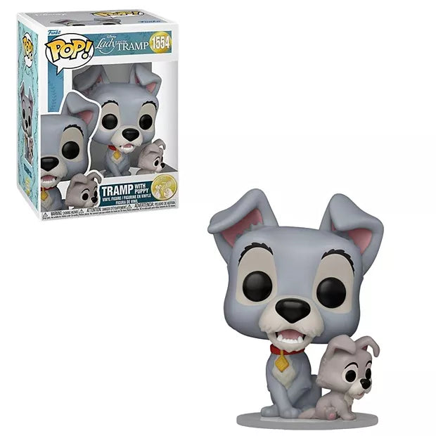 Funko Pop Tramp with Puppy 1554 Lady and the Tramp Disney