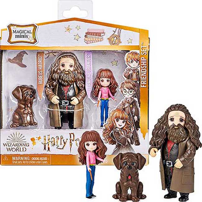 Harry Potter Playset Hagrid e Hermione magical minis