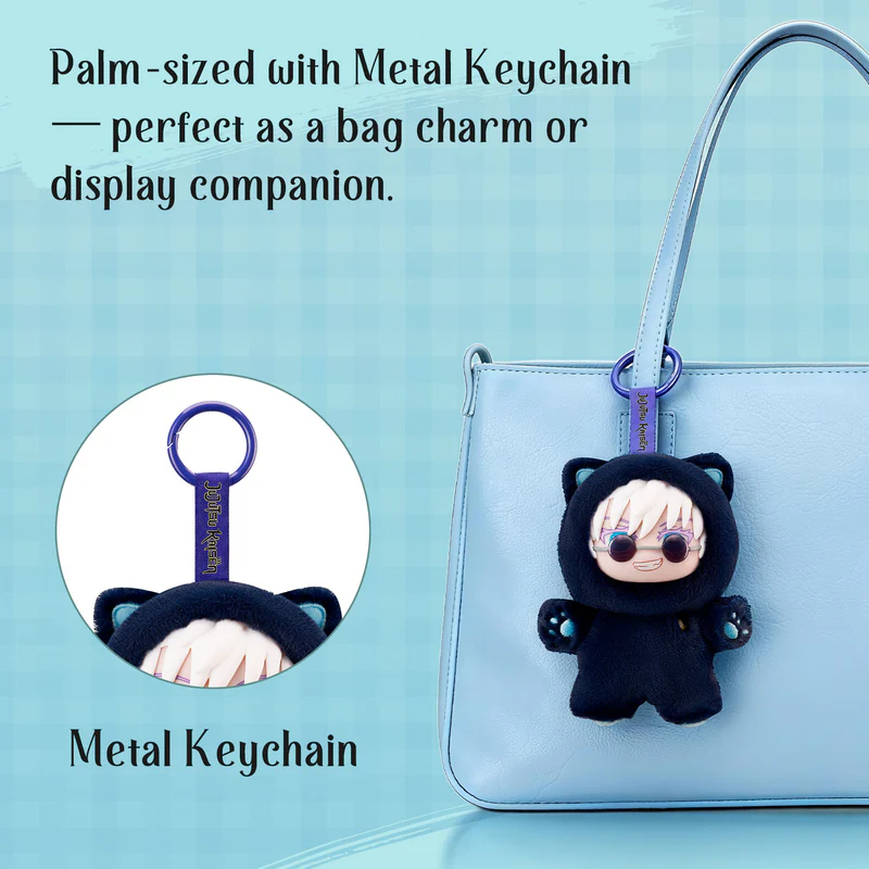 Jujutsu Kaisen Cat Ear Portachiavi Peluche Blind Box