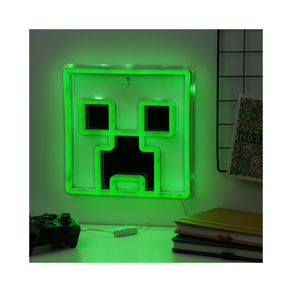 Lampada LED da parete Creeper Minecraft