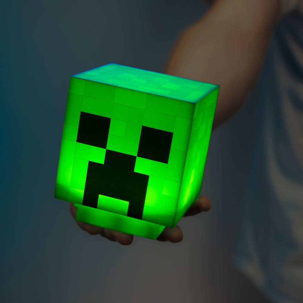 Lampada Minecraft Creeper 11cm
