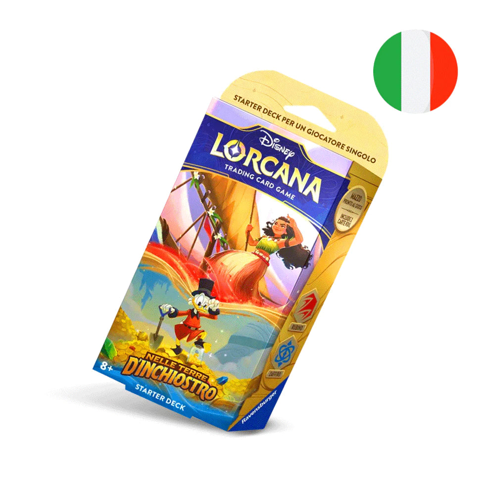 Lorcana Nelle Terre D Inchiostro Rubino e Zaffiro Starter Deck ITA
