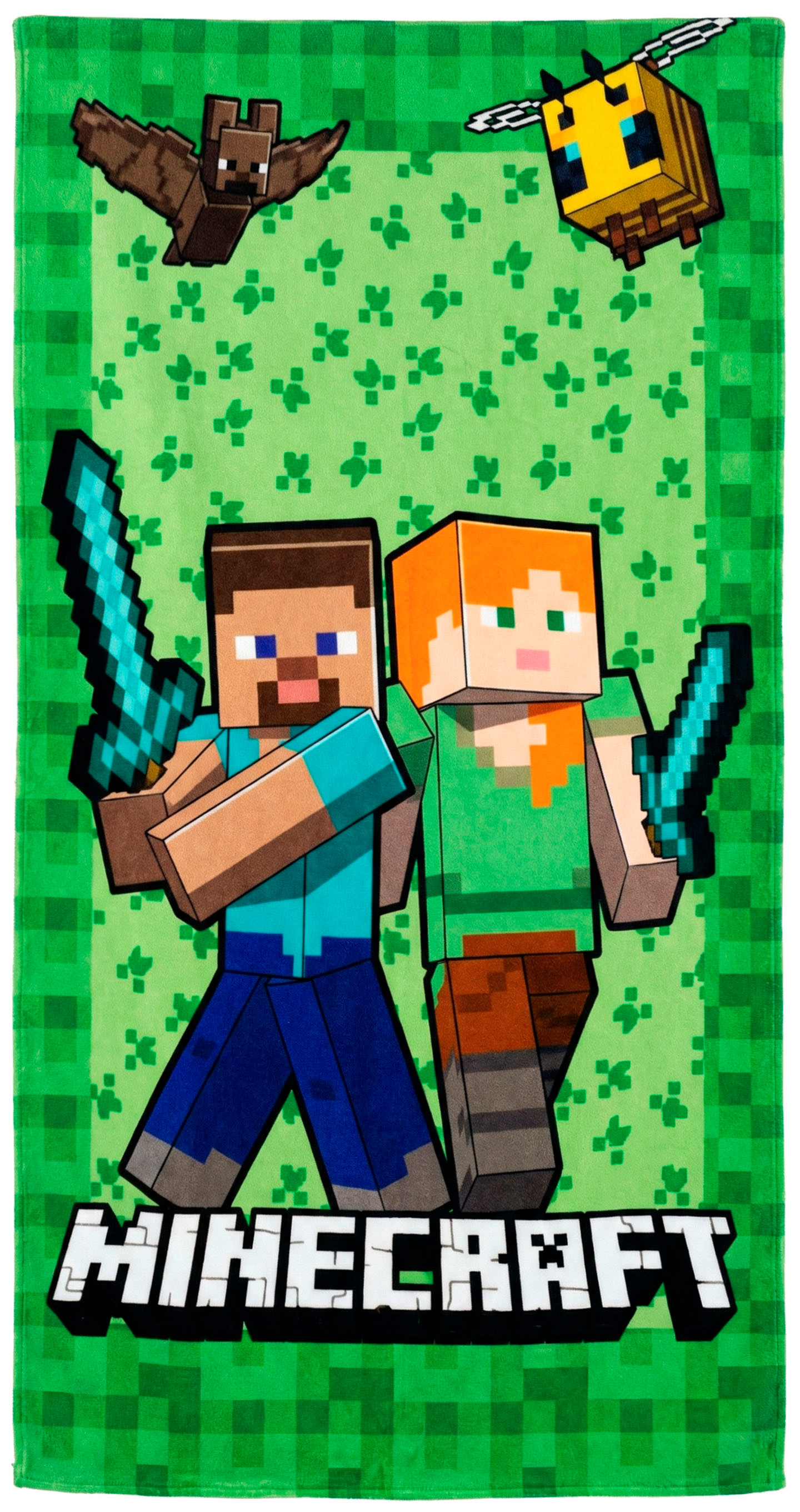 Telo Mare Minecraft 70 x 140 cm