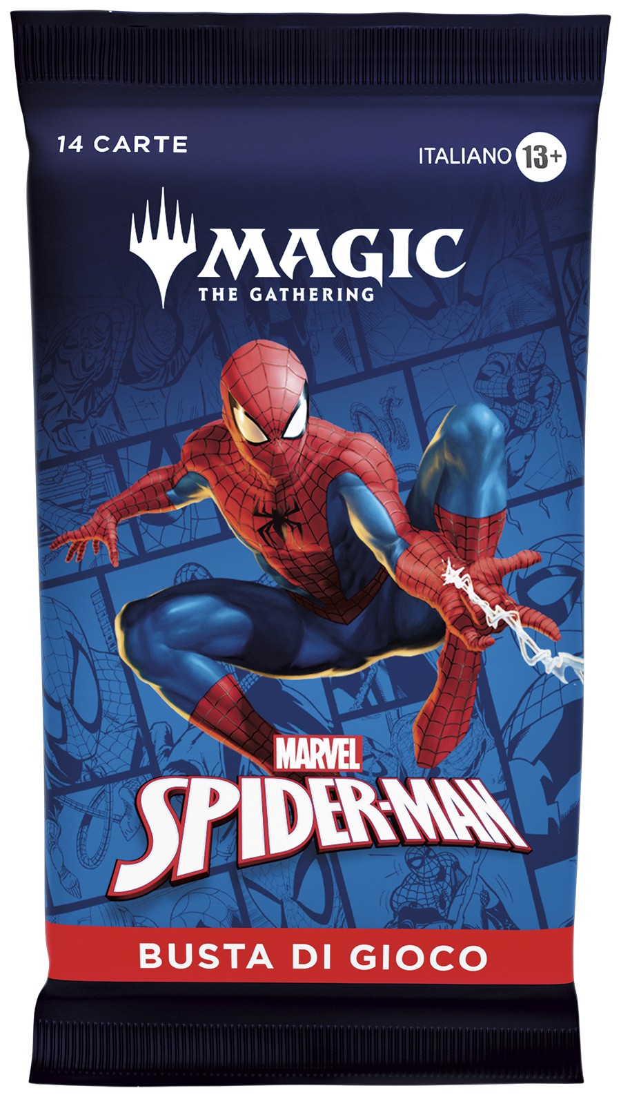 Magic The Gathering Spider Man Marvel Busta di Gioco 14 carte