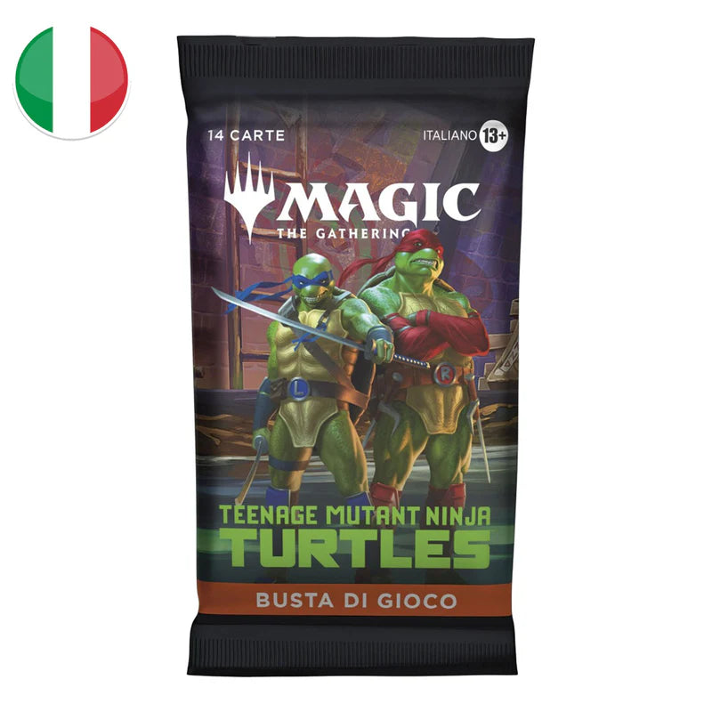 Magic the Gathering Teenage Mutant Ninja Turtle Busta di Gioco da 14 carte ITA