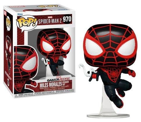 Funko pop Miles Morales Upgraded Suit Spider-Man 2 970 Marvel Gamerverse