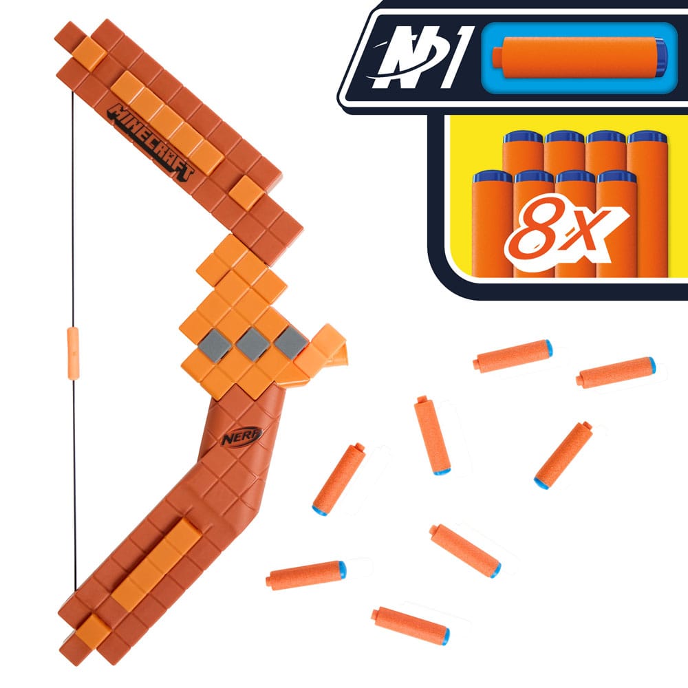 Arco Spara dardi Minecraft NERF