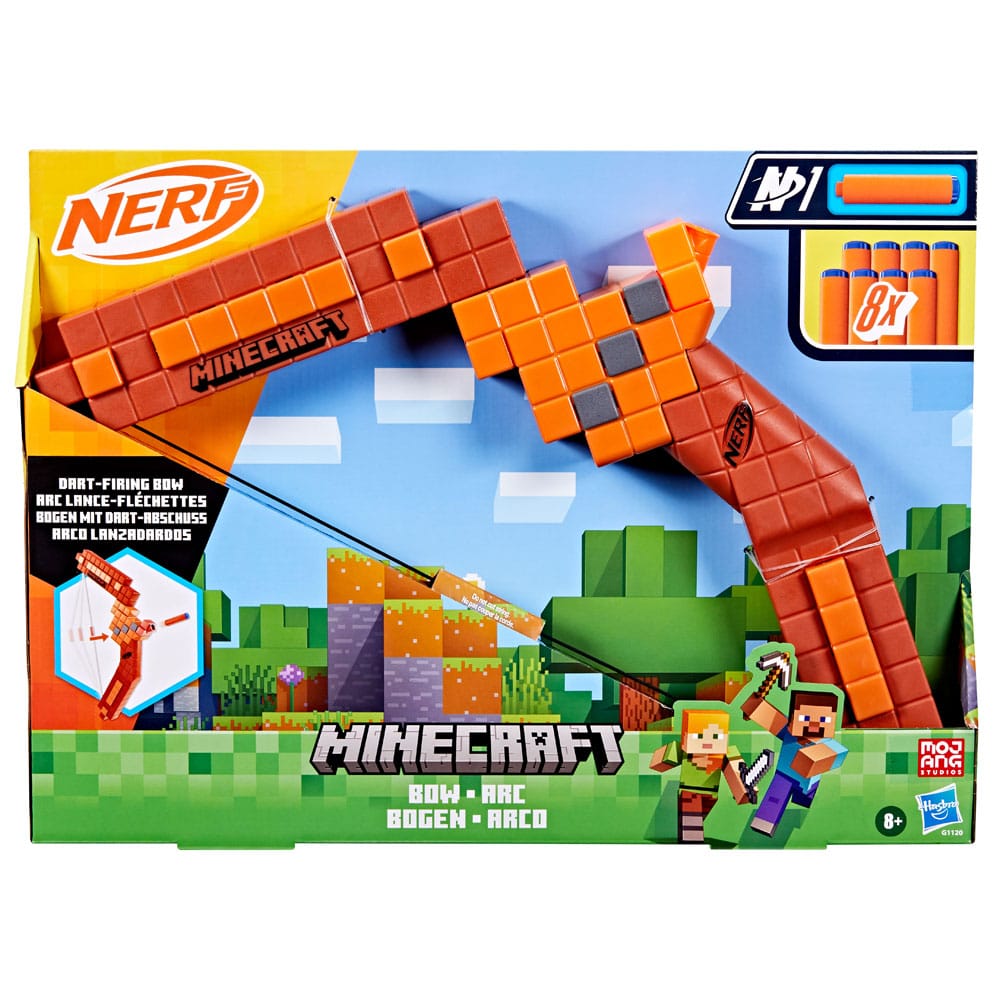 Arco Spara dardi Minecraft NERF