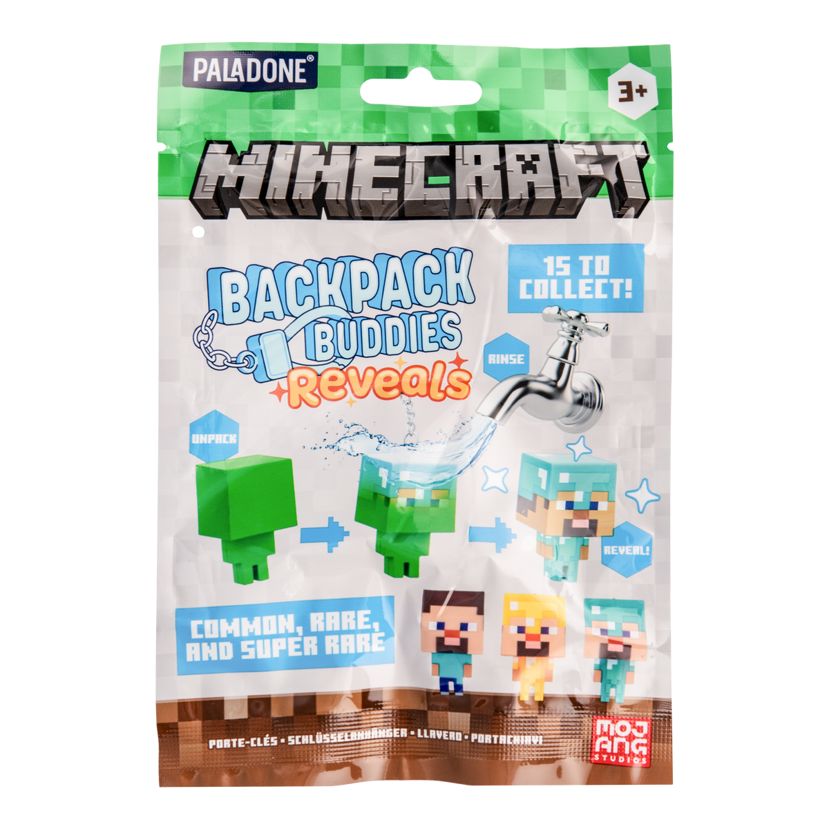 Minecraft Reveals Backpack Buddies – Portachiavi Blind Bag a Sorpresa Paladone