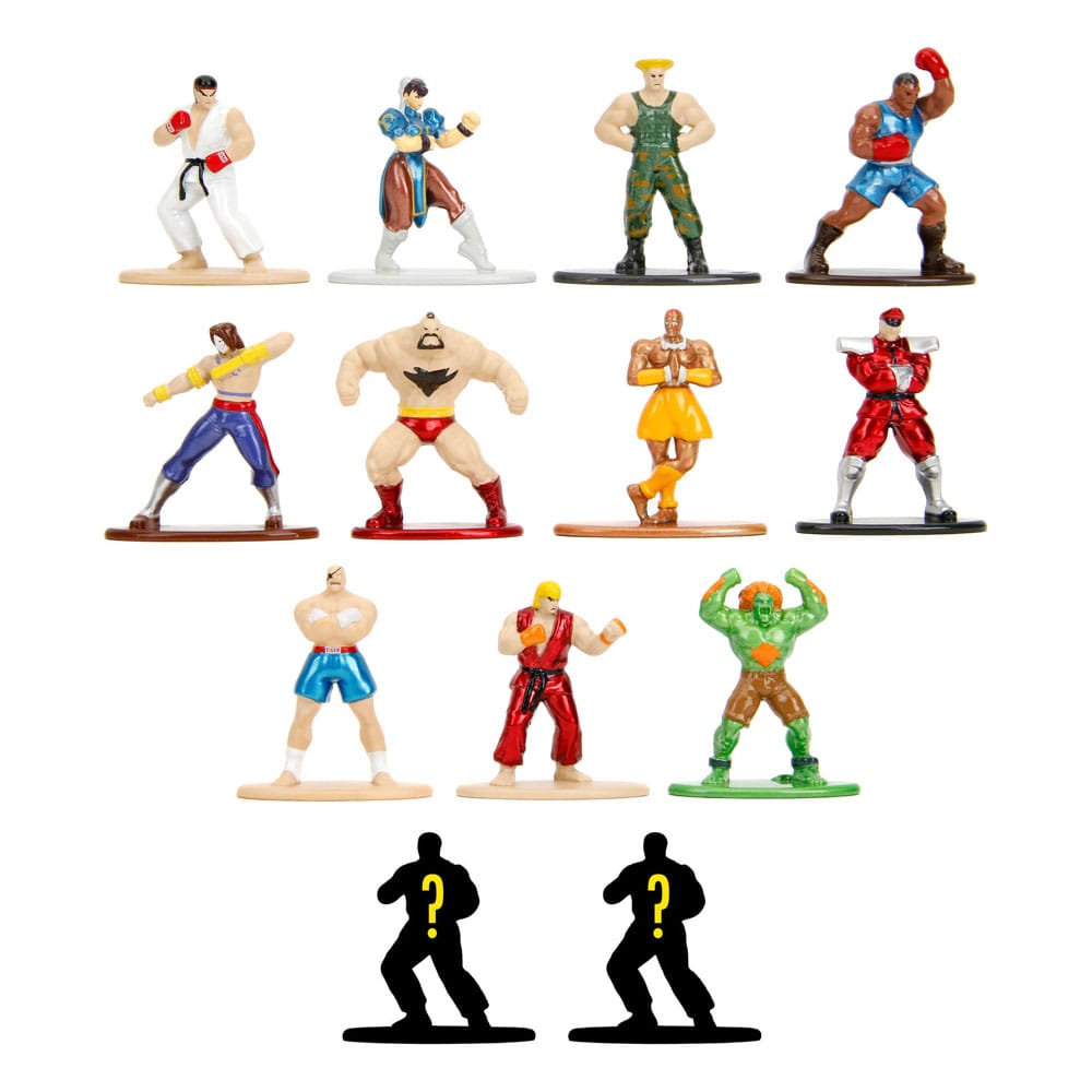 Mystery Mini Figure Street Fighter Nano Metalfigs Diecast