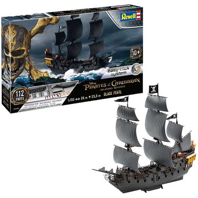 Modellino Perla Nera Pirati dei Caraibi scala 1 a 50