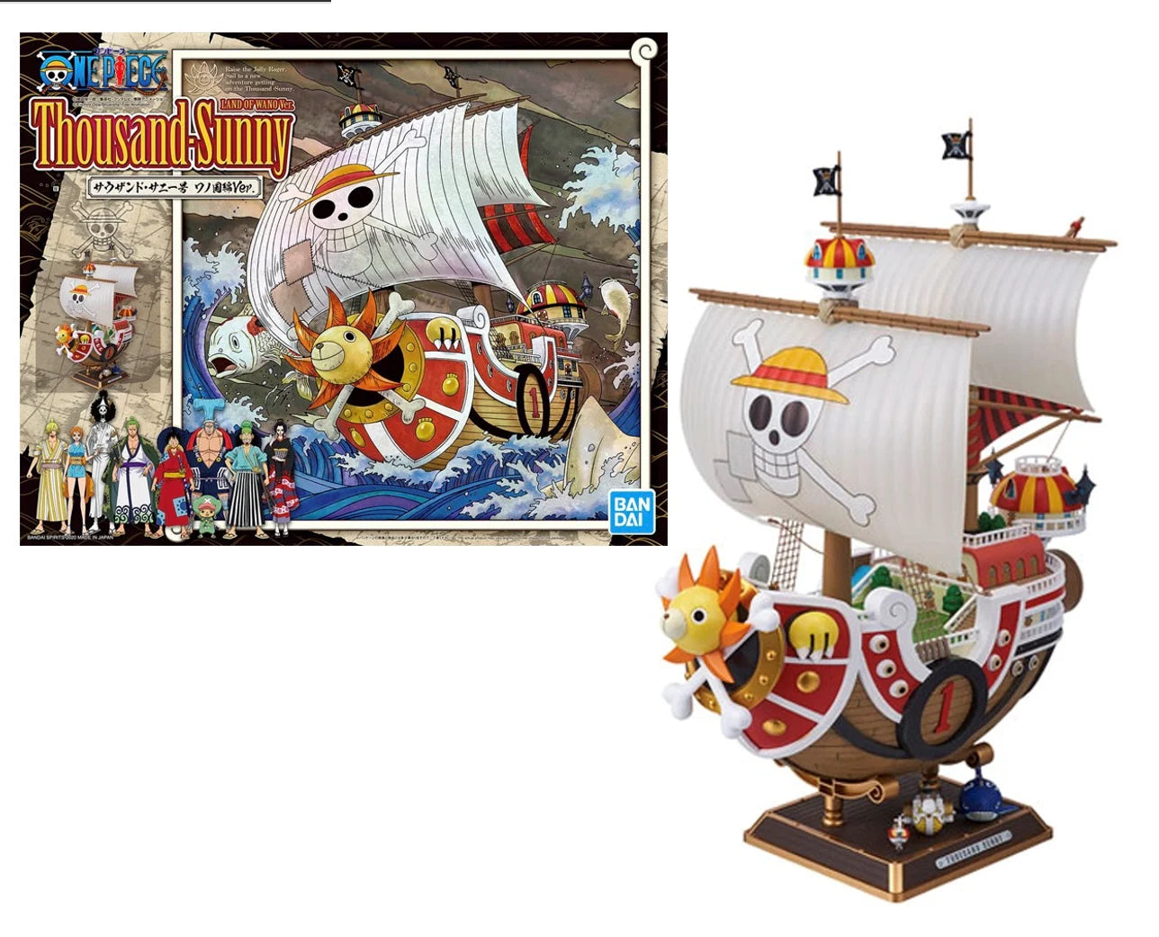 Modellino Thousand Sunny Land of Wano Ver One Piece