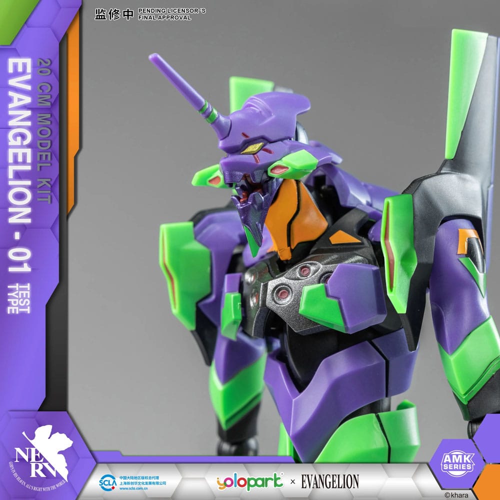 Modellino Neon Genesis Evangelion AMK Series Plastic Model Kit Eva-01 20 cm