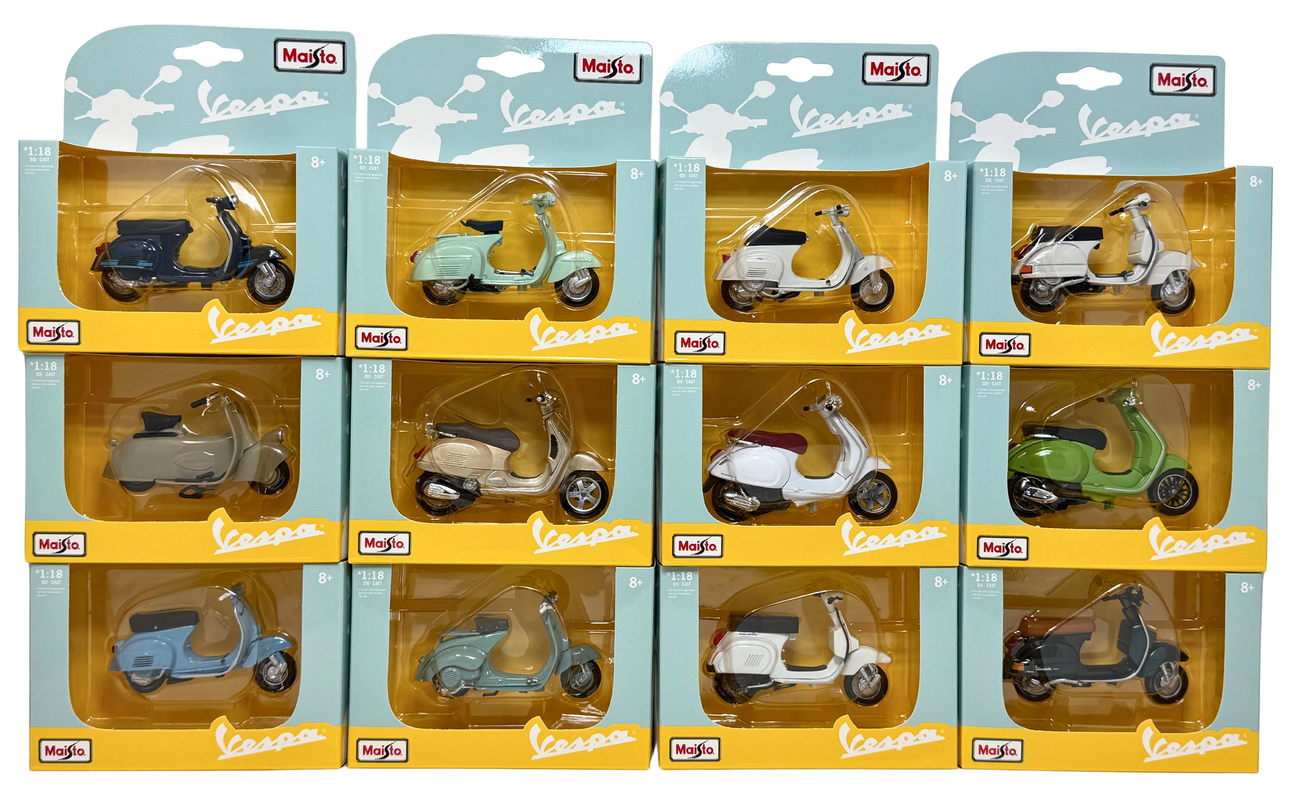 Modellino Vespa Maisto 1 a 18