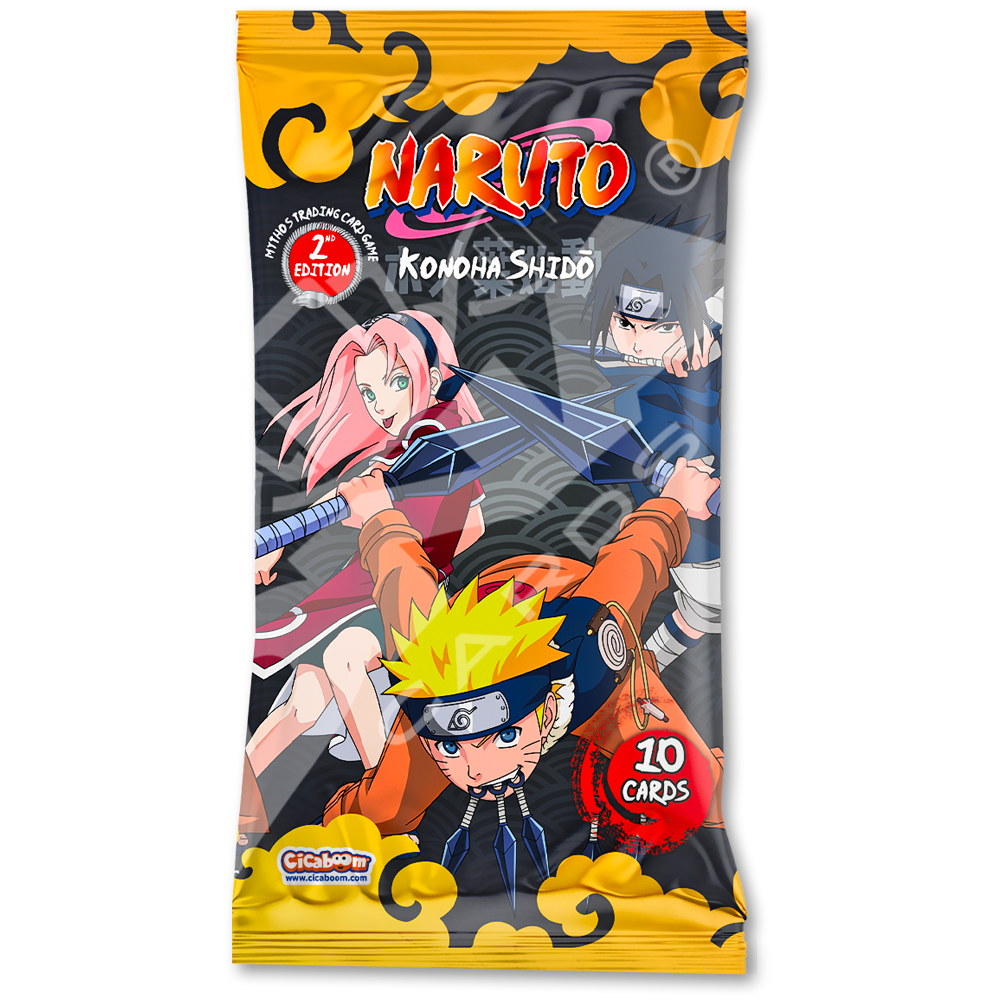 Naruto Mythos TCG Base Set 2nd Edition Busta da 10 Carte ENG