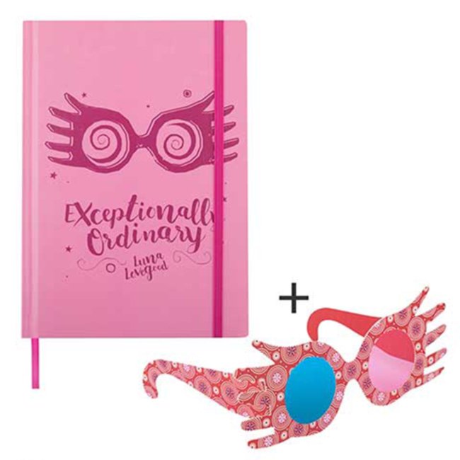 Notebook rigido e segnalibro Luna Lovegood Harry Potter
