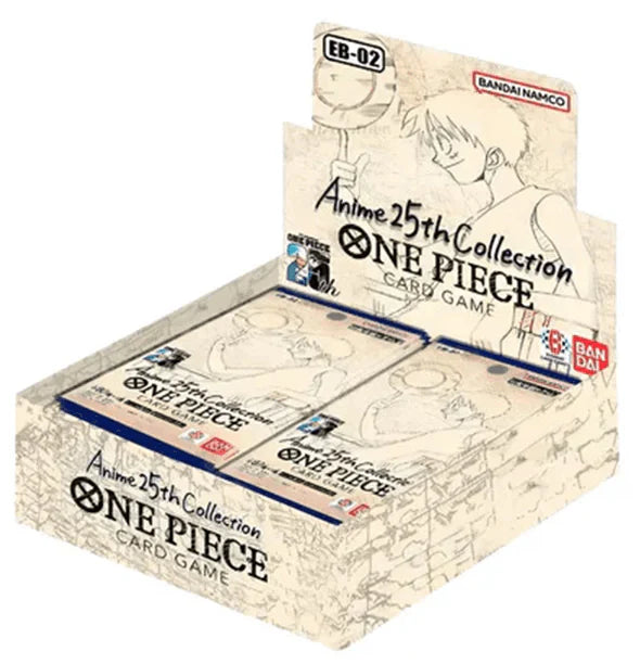 One Piece Card Game  EB-02 Extra Booster Anime 25th Collection BOX 24 Buste ENG