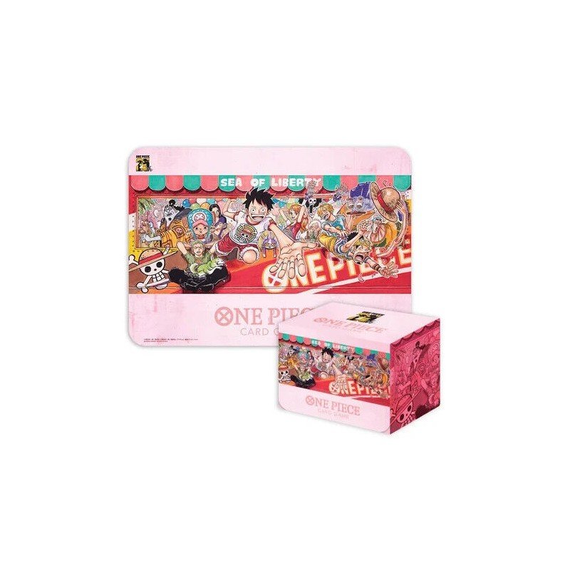 One Piece Playmat e Card Case Set per il venticinquesimo anniversario