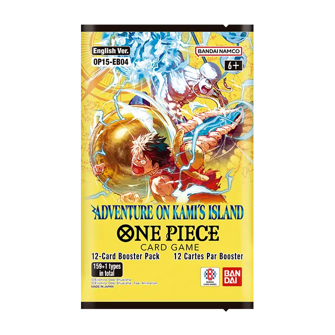 One Piece Card Game Adventure on Kami's Island Busta da 12 carte OP-15 EB-04 ENG