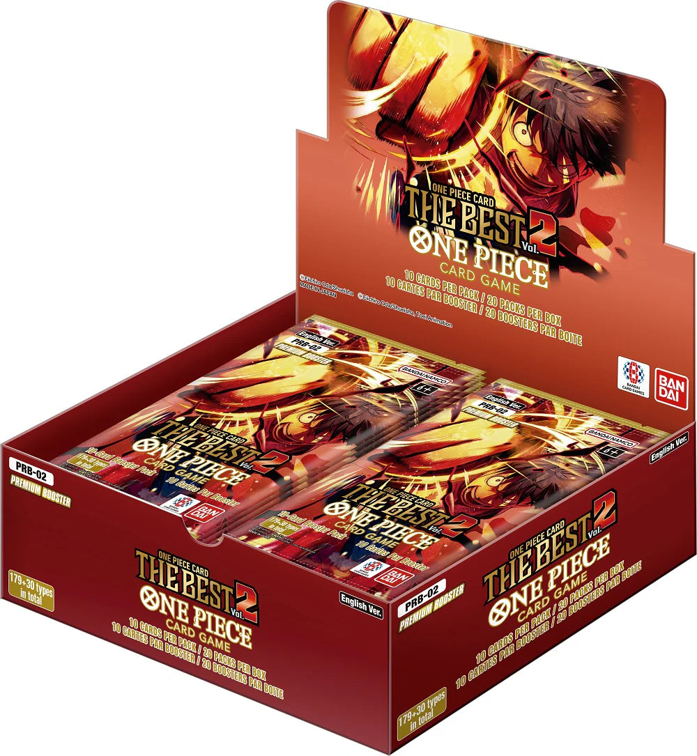 One Piece Card Game PRB-02 Premium The Best Vol 2 BOX 20 Bustine ENG