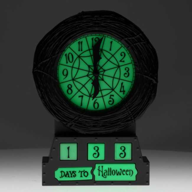 Orologio Sveglia Countdown Disney Nightmare Before Christmas Glow in the Dark