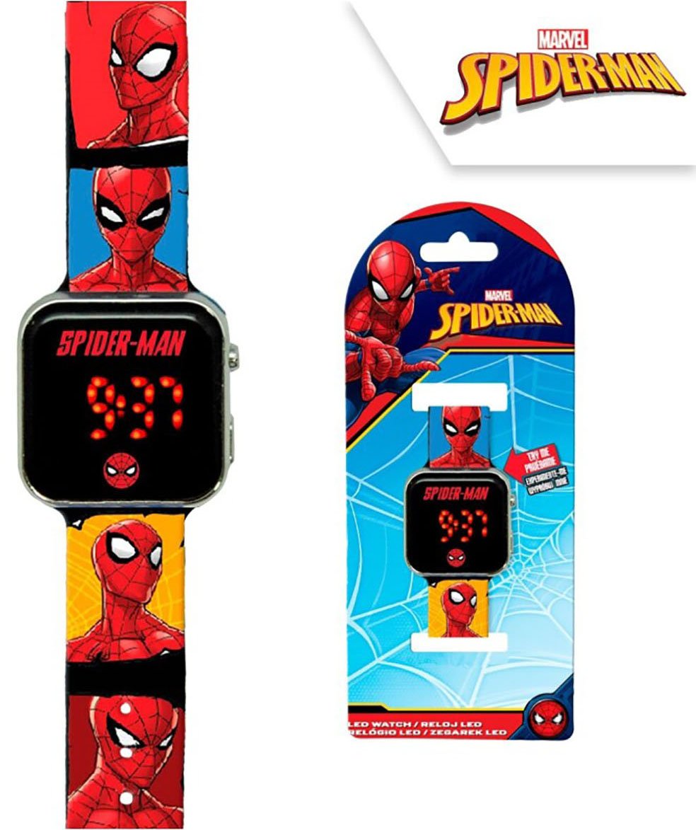 Orologio da Polso Digitale LED Spiderman Marvel
