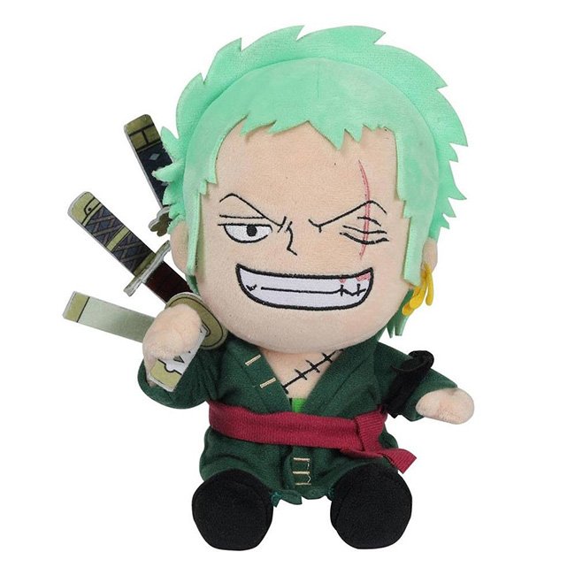 Peluche Chibi Ronoroa Zoro 25cm