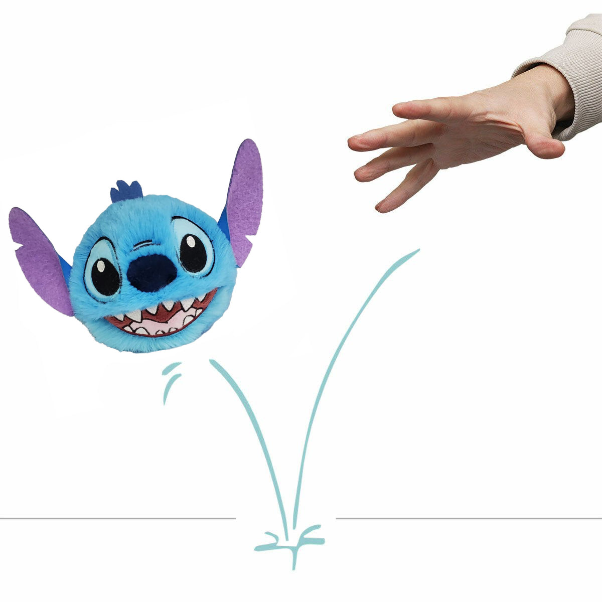 Peluche TY Beanie bouncers rimbalzanti Stitch Disney
