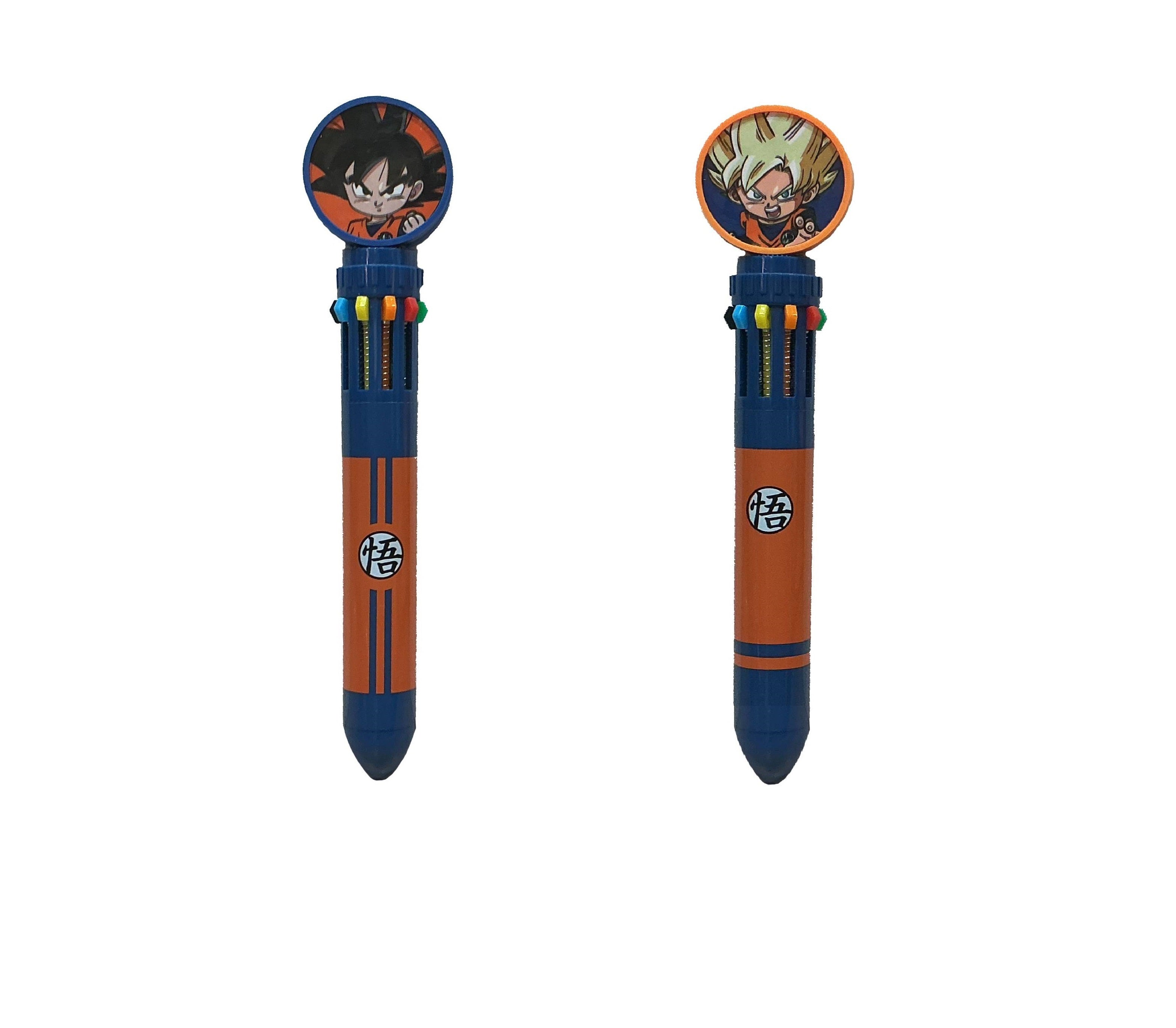 Penna multicolore personaggi Dragonball super
