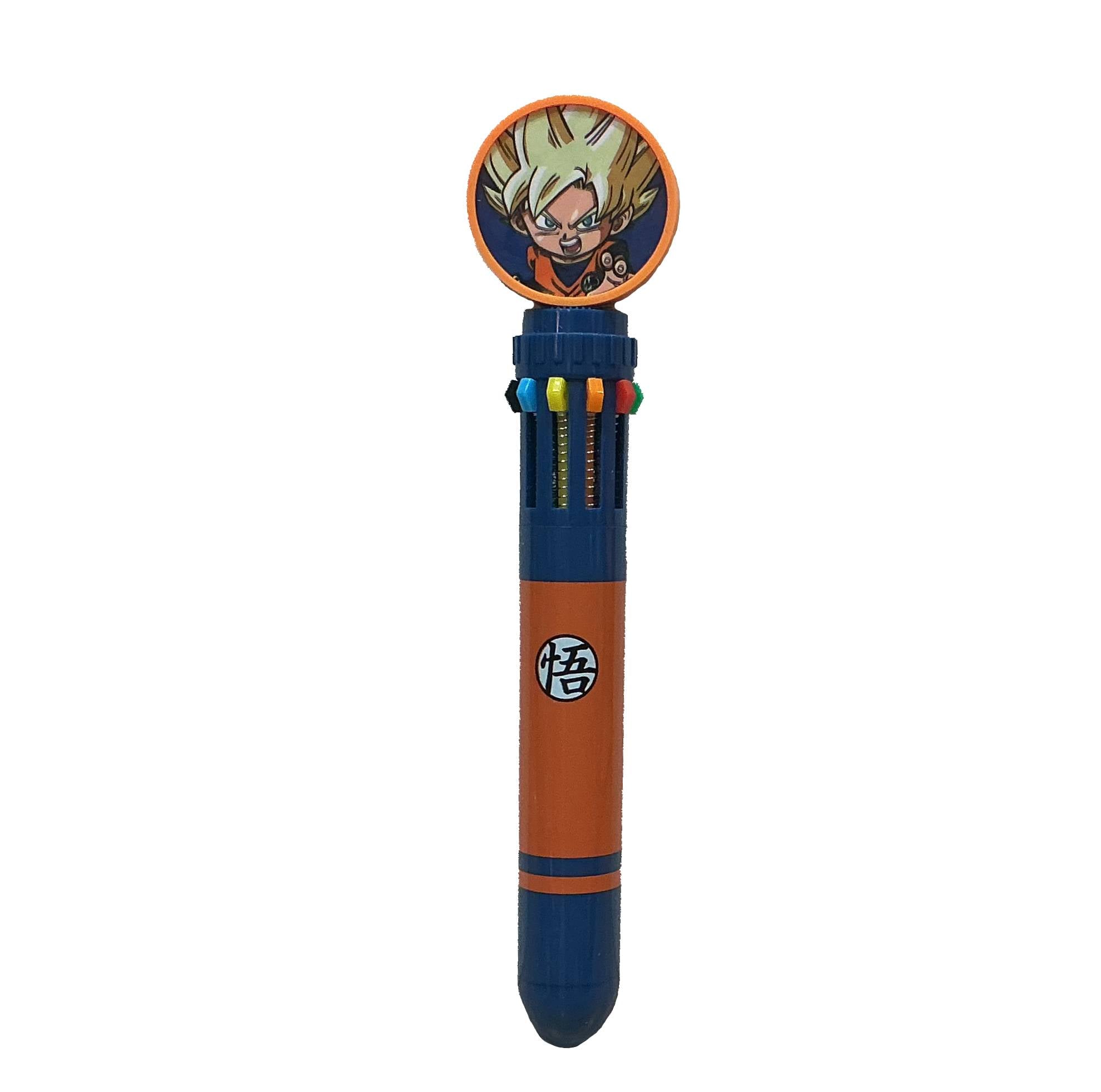 Penna multicolore personaggi Dragonball super