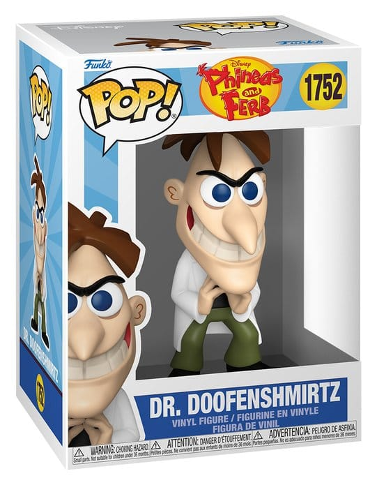 Funko Pop Dr. Doofenshmirtz Phineas and Ferb Disney 9 cm